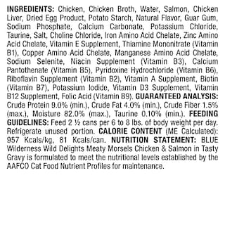 Foto 3 | Comida Húmeda Para Gatos Blue Buffalo Wilderness Wild Delights, 3 Oz X 24 - Venta Internacional.
