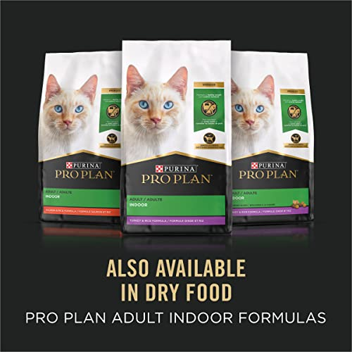 Foto 6 | Alimento Para Gatos Purina Pro Plan Indoor Care Con Salmón Y Arroz, 72 Ml X 24 - Venta Internacional.