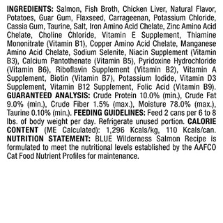 Foto 3 | Paté De Salmón Blue Buffalo Wilderness Para Gatos, 90 G (paquete De 24) - Venta Internacional.