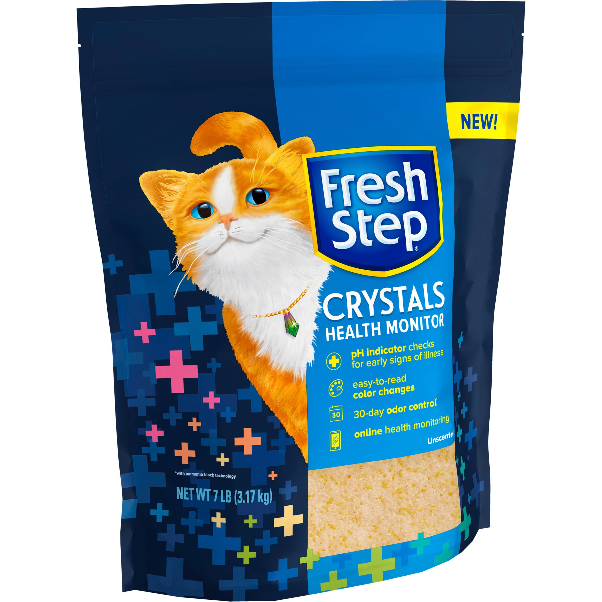 Foto 8 pulgar | Arena Para Gatos Fresh Step Health Monitoring Crystal, 6,35 Kg, 2 - Venta Internacional.