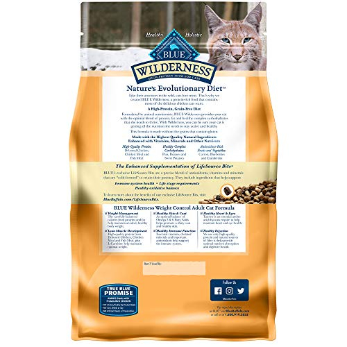 Foto 3 pulgar | Comida Para Gatos Blue Buffalo Wilderness Con Alto Contenido De Proteínas De 2,27 Kg De Pollo - Venta Internacional.