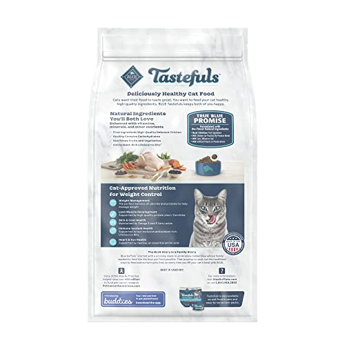 Foto 3 pulgar | Comida Para Gatos Blue Buffalo Tastefuls Weight Control Chicken 3,18 Kg - Venta Internacional.