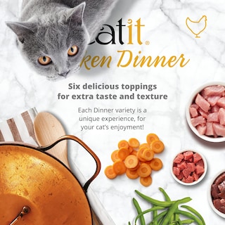 Foto 3 | Comida Húmeda Para Gatos Catit Chicken Dinner Con Hígado Y Batata - Venta Internacional.