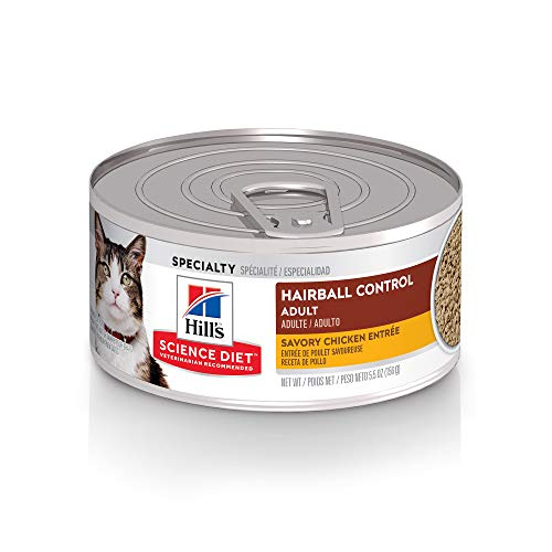 Comida Húmeda Para Gatos Hill's Science Diet Para Adultos, Control De Bolas De Pelo, 24 X 1 - Venta Internacional.