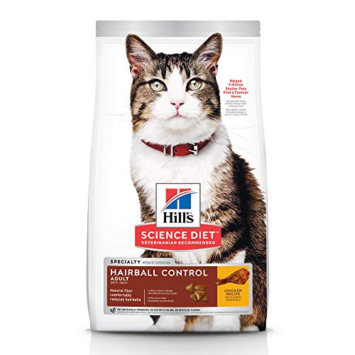 Cat Food Hill's Science Diet Hairball Control Para Adultos, 1,6 Kg - Venta Internacional.