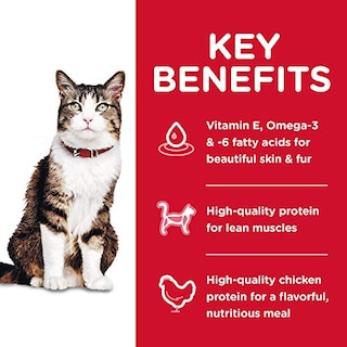 Foto 5 | Cat Food Hill's Science Diet Hairball Control Para Adultos, 1,6 Kg - Venta Internacional.