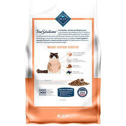 Foto 2 | Alimento Para Gatos Blue Buffalo True Solutions Fit & Healthy 1,6 Kg - Venta Internacional.