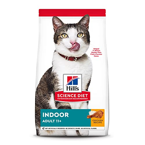 Alimento Seco Para Gatos Hill's Science Diet Para Adultos Mayores De 11 Años En Interiores, 3,18 Kg - Venta Internaci