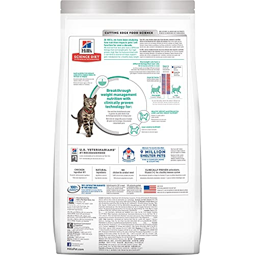 Foto 3 pulgar | Alimento Seco Para Gatos Hill's Science Diet, Peso Perfecto: 3,18 Kg - Venta Internacional.