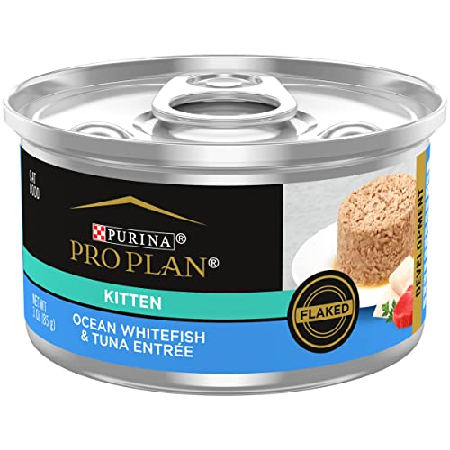 Foto 2 pulgar | Alimento Húmedo Para Gatitos Purina Pro Plan, Pescado Blanco Y Atún En Escamas - Venta Internacional.