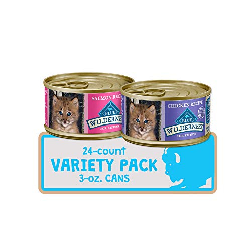 Paté Para Gatos Blue Buffalo Wilderness Kitten, 85 G, 24 Unidades - Venta Internacional.