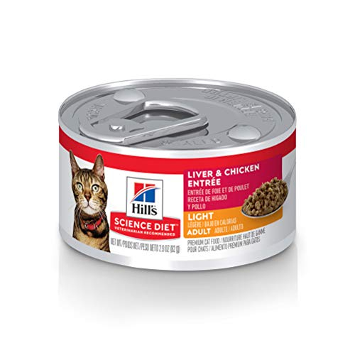 Alimento Húmedo Para Gatos Hill's Science Diet Para Adultos, Ligero, 24 X 85 G - Venta Internacional.
