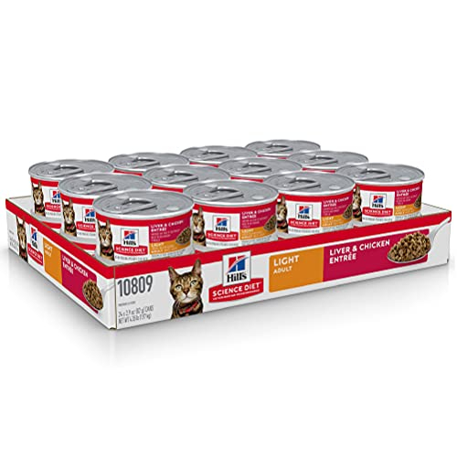 Foto 4 pulgar | Alimento Húmedo Para Gatos Hill's Science Diet Para Adultos, Ligero, 24 X 85 G - Venta Internacional.