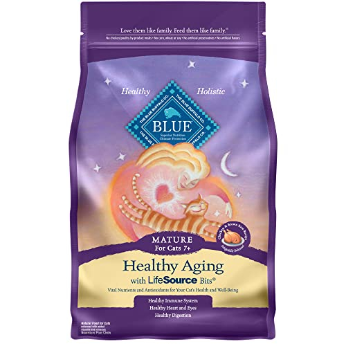 Foto 2 pulgar | Alimento Para Gatos Blue Buffalo Healthy Aging Natural Mature, 3,18 Kg - Venta Internacional.