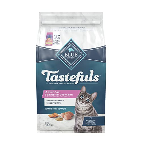 Foto 2 pulgar | Alimento Seco Para Gatos Blue Buffalo Tastefuls Sensitive Stomach, 3,18 Kg - Venta Internacional.