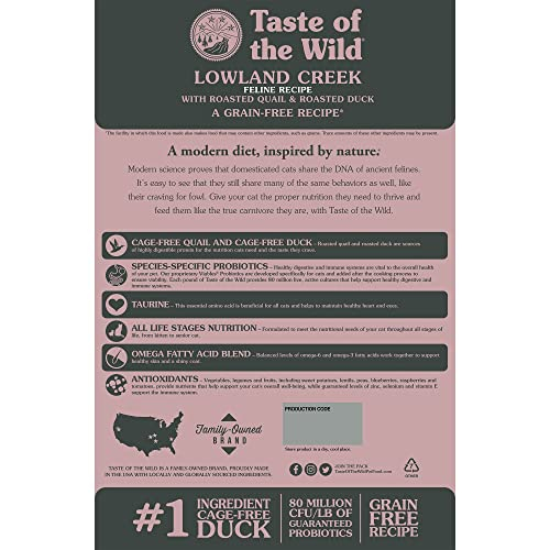 Foto 3 pulgar | Comida Para Gatos Taste Of The Wild Lowland Creek Roasted Coail & Duc - Venta Internacional.
