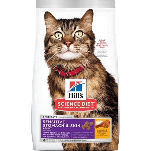 Alimento Para Gatos Hill's Science Diet Para Adultos, Estómago Sensible, 1,6 Kg - Venta Internacional.