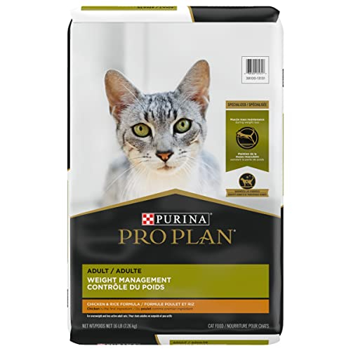 Comida Para Gatos Purina Pro Plan, Control De Peso, Pollo Y Arroz, 7,26 Kg - Venta Internacional.