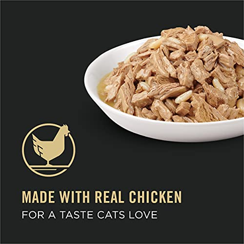 Foto 4 pulgar | Comida Para Gatos Purina Pro Plan Con Salsa Húmeda De Pollo Y Arroz, 72 Ml (24) - Venta Internacional.