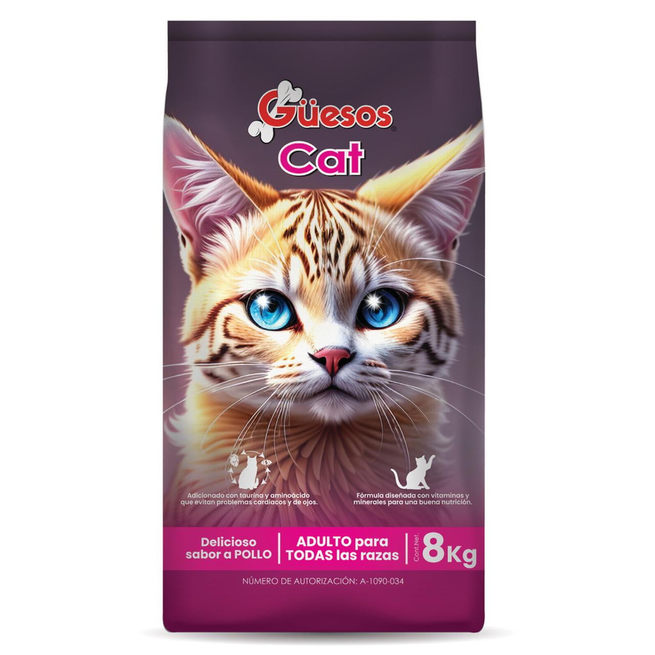 Alimento Para Gatos Güesos Cat 8kg
