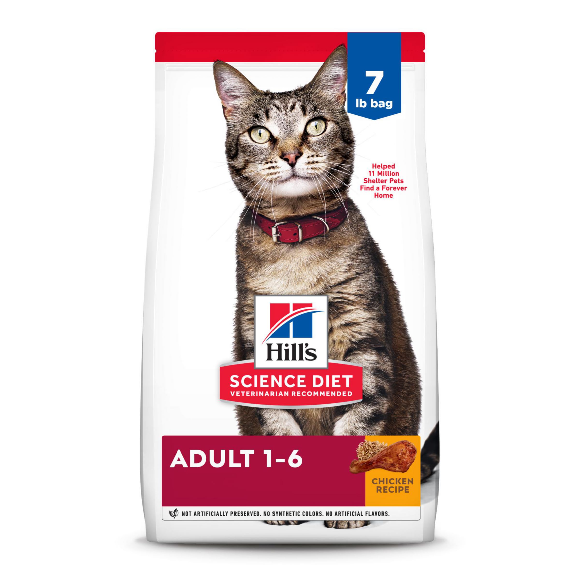 Foto 2 pulgar | Alimento Seco  para Gatos Hill's Science Diet para Adultos de 1 a 6 Años 3,18 kg sabor Pollo - Venta Internacional