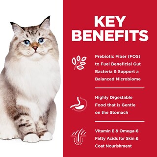 Foto 4 | Comida Para Gatos Hill's Science Diet Para Estómago Y Piel Sensibles 1-6 - Venta Internacional.