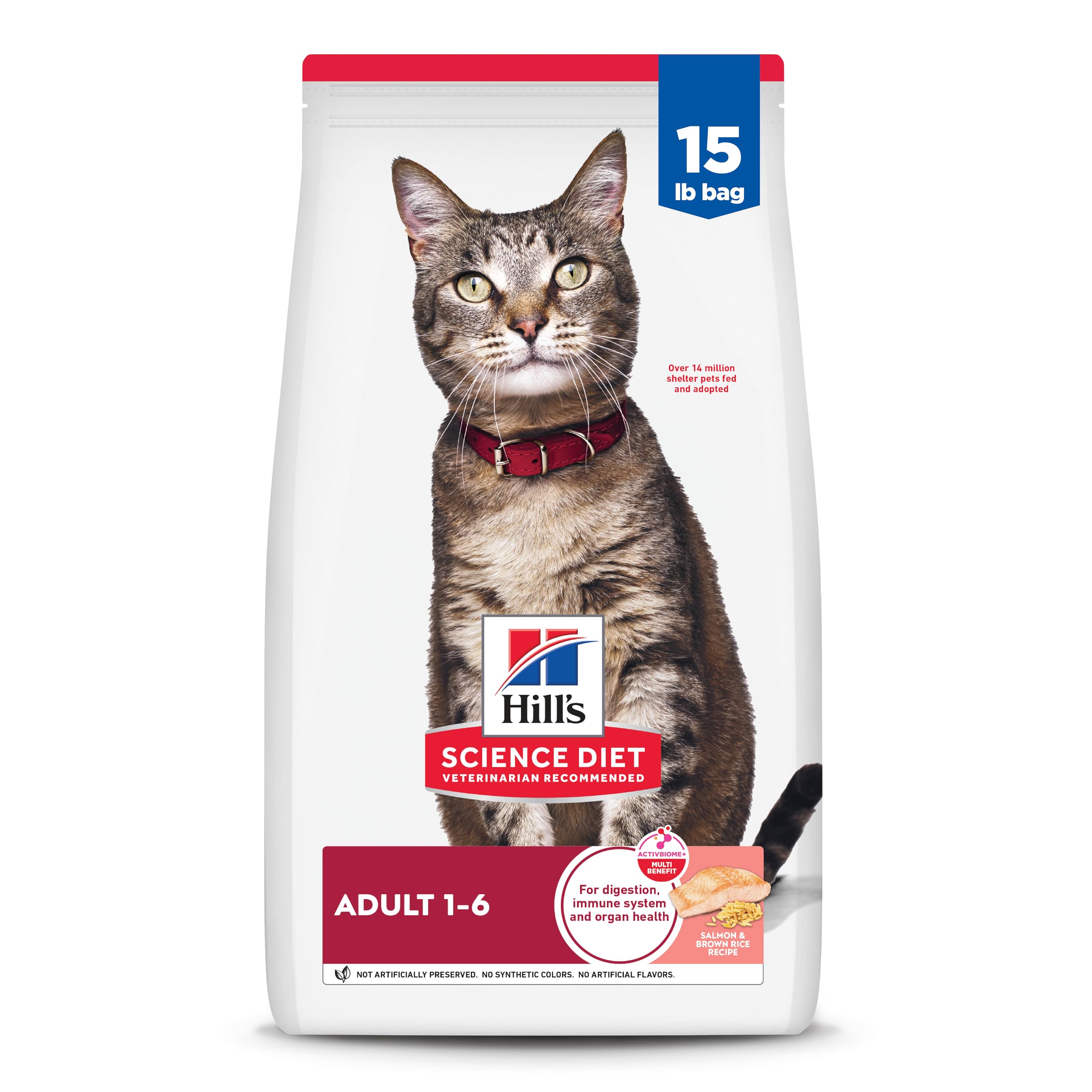 Foto 2 pulgar | Cat Food Hill's Science Diet Para Adultos De 1 A 6 Años De Salmón, Bolsa De 6,8 Kg - Venta Internacional.