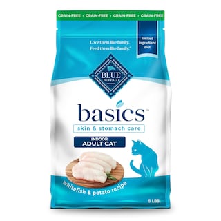 Foto 1 | Alimento Seco Para Gatos Blue Buffalo Basics Para El Cuidado De La Piel Y El Estómago, 2,27 Kg - Venta Internacional.