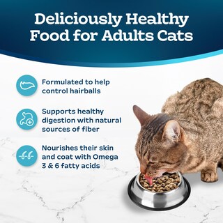 Foto 4 | Alimento Seco Para Gatos Blue Buffalo Tastefuls Hairball Care 1,36 Kg - Venta Internacional.