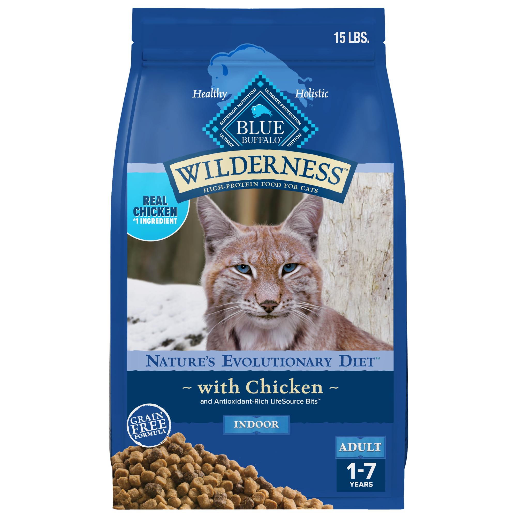 Comida Para Gatos Blue Buffalo Wilderness Con Alto Contenido De Proteínas, 6,8 Kg - Venta Internacional.