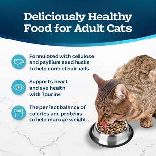 Foto 5 | Alimento Seco Blue Buffalo Tastefuls Weight & Hairball Control De 1,36 Kg Para Gatos Adultos - Venta Internacional.