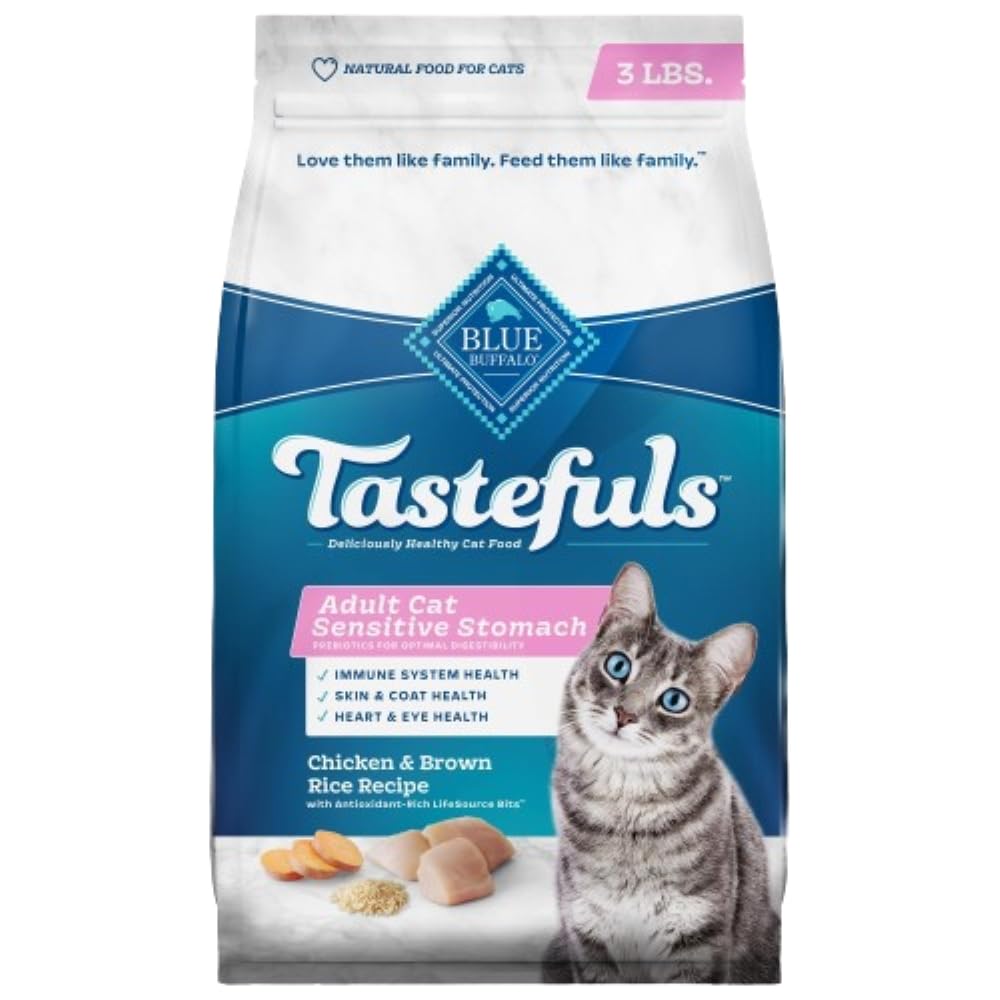 Comida Seca Blue Buffalo Tastefuls Para Gatos Adultos, Bolsa De 1,36 Kg - Venta Internacional.
