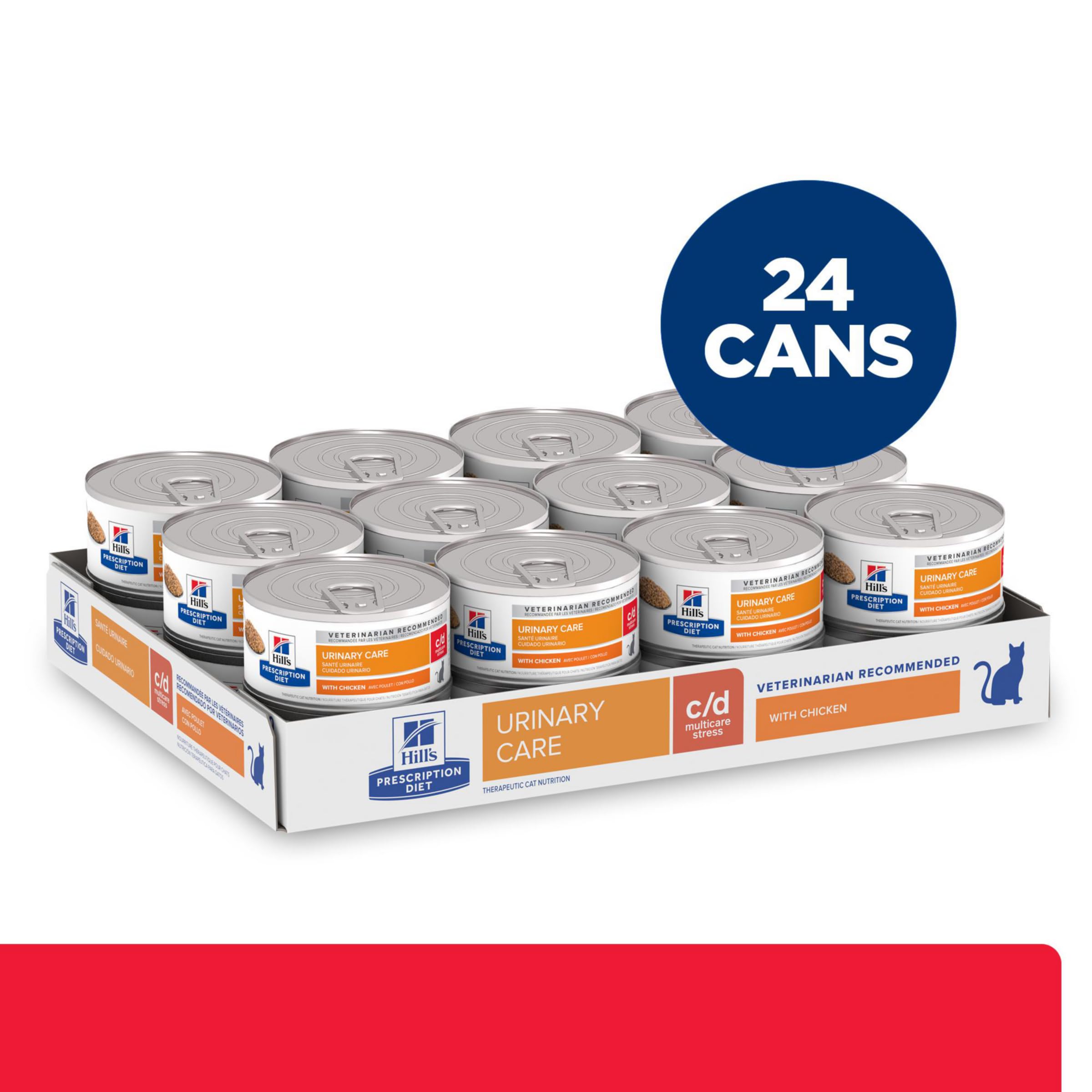 Foto 2 | Wet Food Hill's Prescription Diet C/d Multicare Stress 24x156g - Venta Internacional.