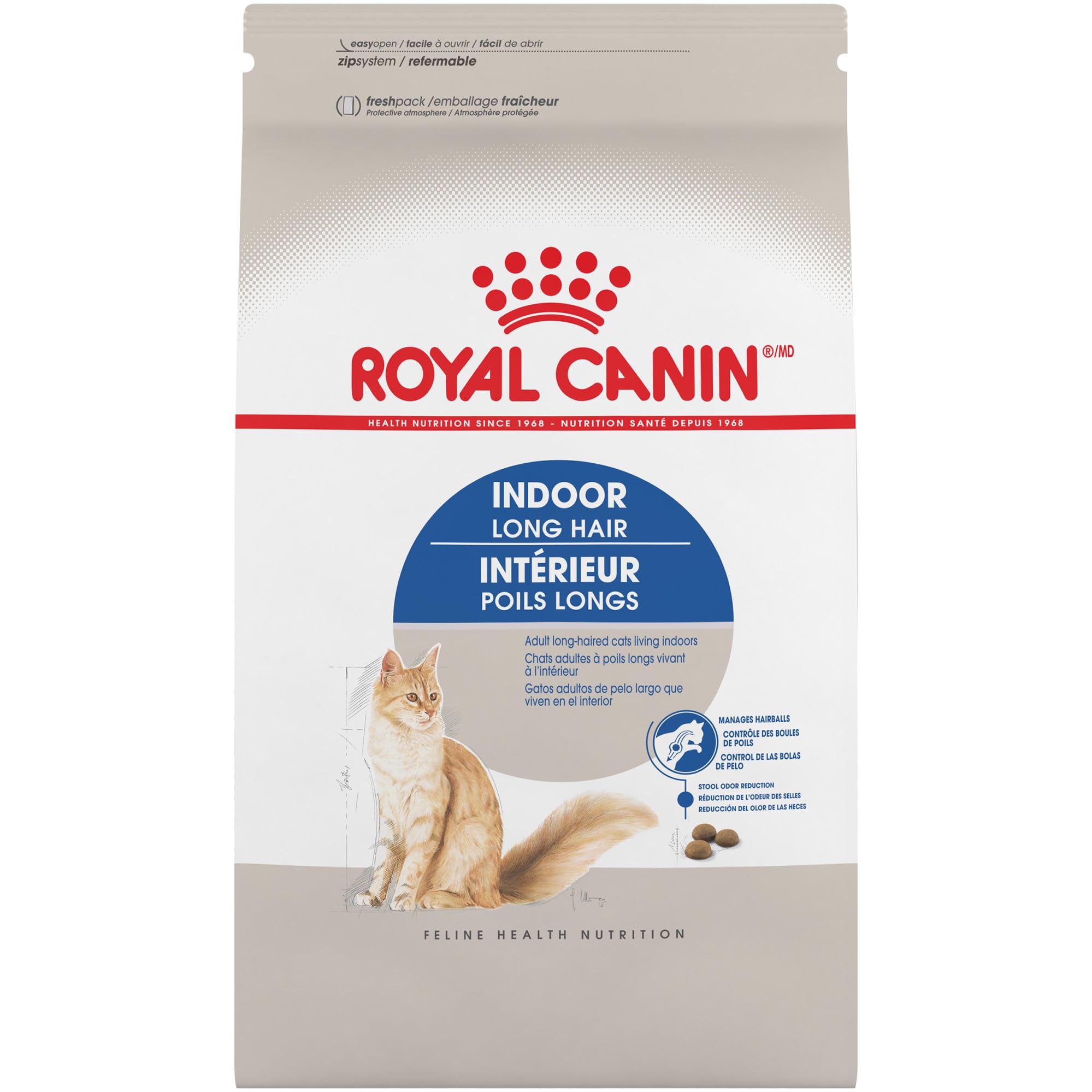 Alimento Para Gatos Royal Canin, Pelo Largo, Para Uso Interior, Adulto, 2,7 Kg - Venta Internacional.