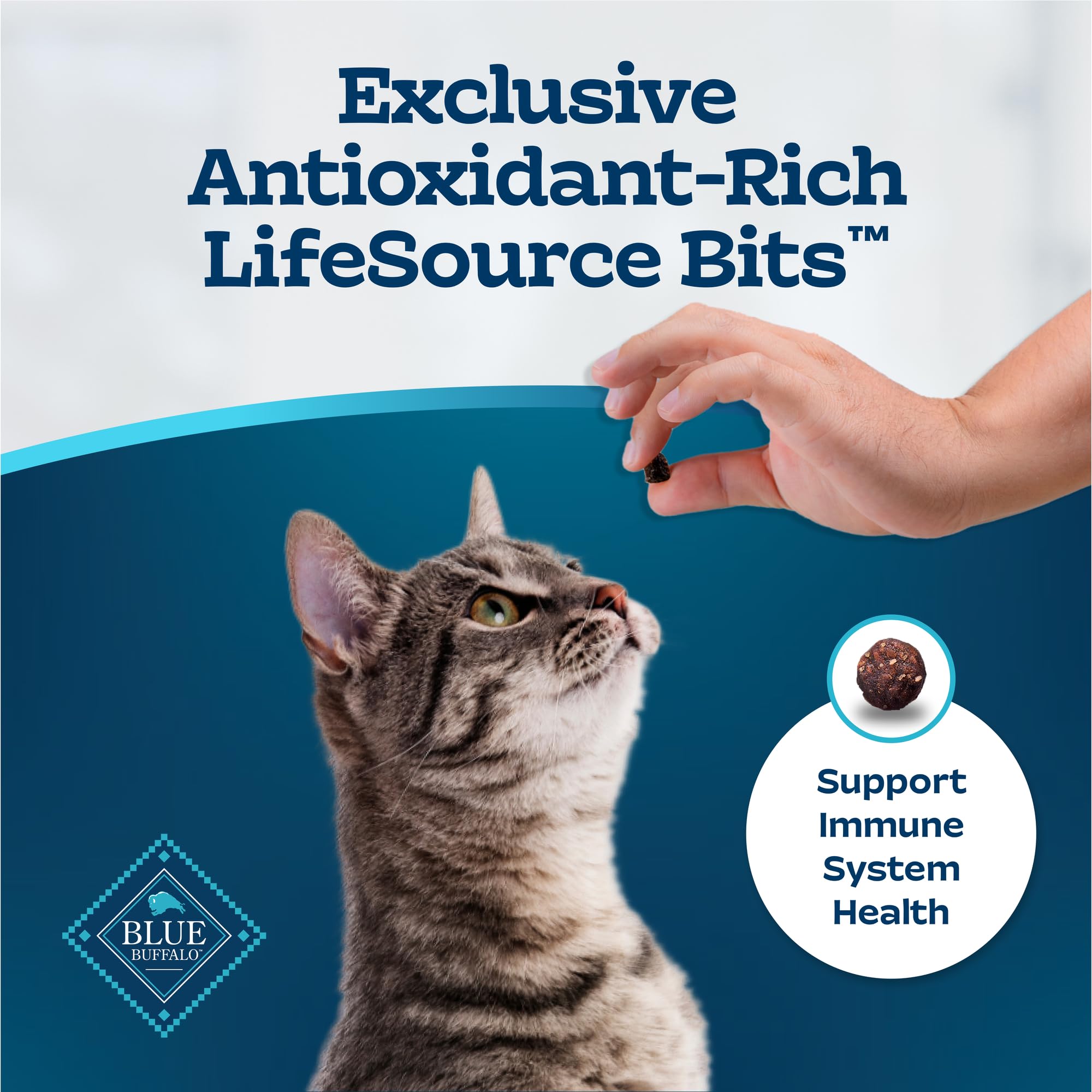 Foto 7 | Alimento Seco Para Gatos Blue Buffalo Tastefuls Para Adultos Mayores De 7 Años, 4,54 Kg - Venta Internacional.