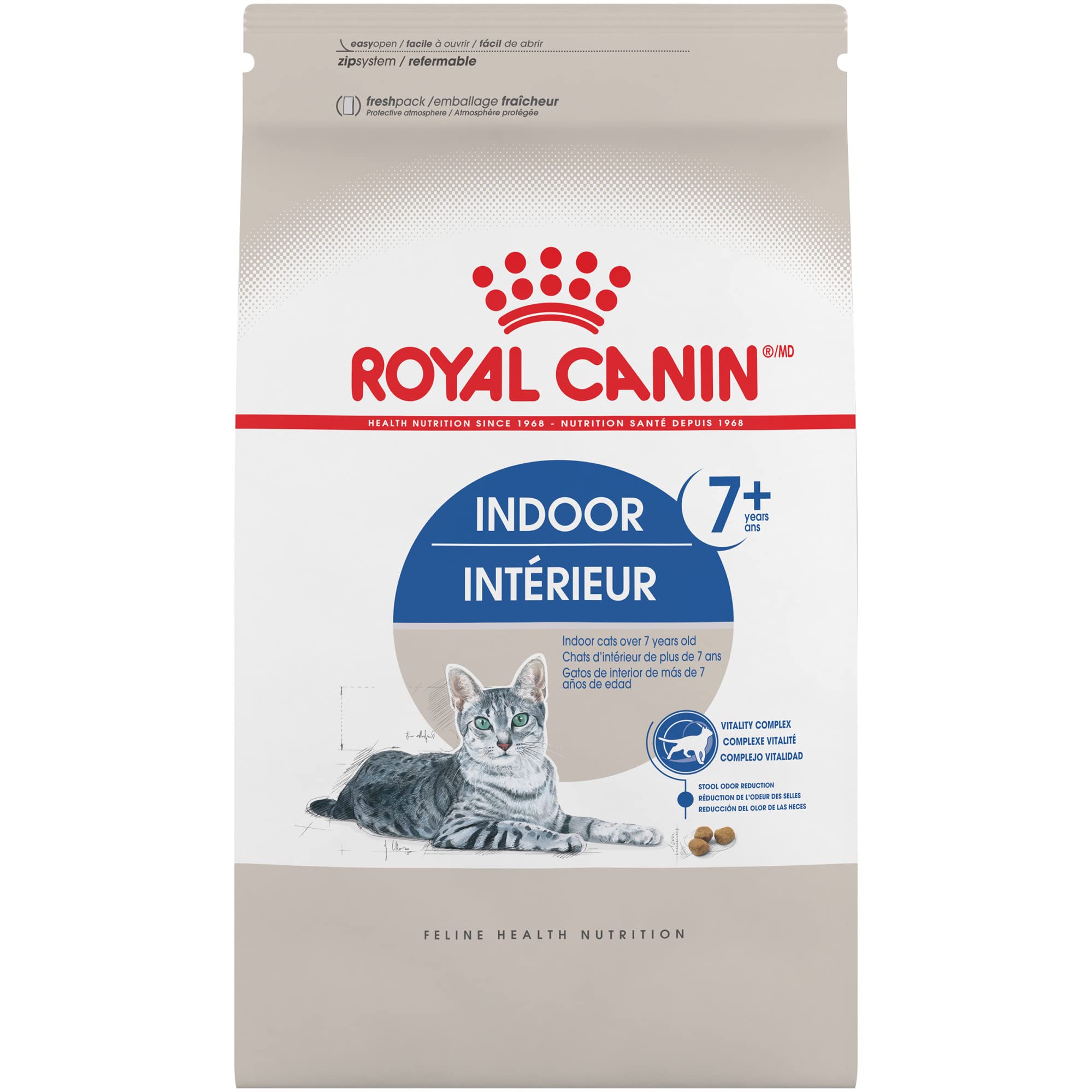 Alimento Para Gatos Royal Canin Indoor 7+ Adulto, 1,13 Kg - Venta Internacional.