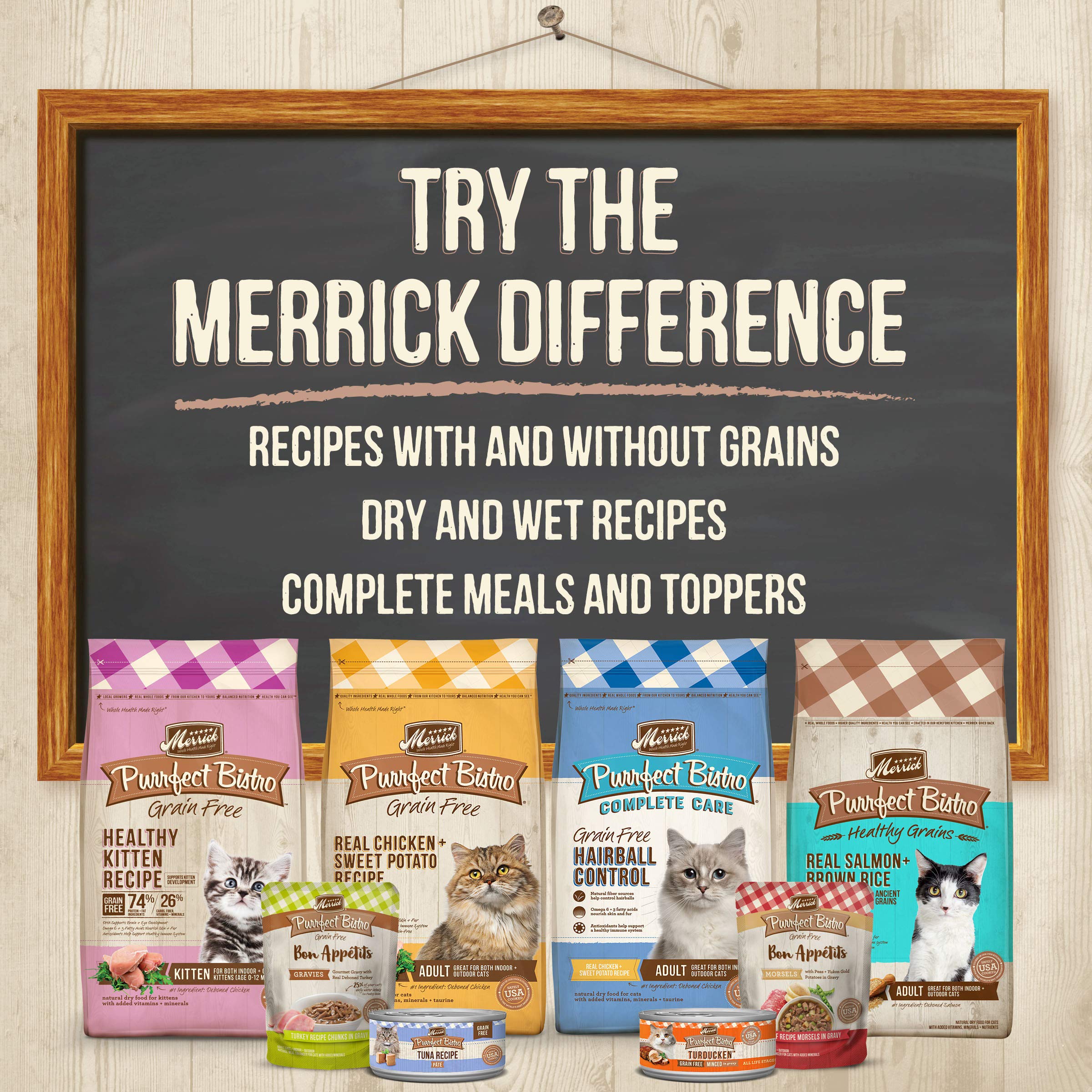 Foto 7 | Comida Seca Para Gatos Merrick Purrfect Bistro Weight Control 3,18 Kg - Venta Internacional.