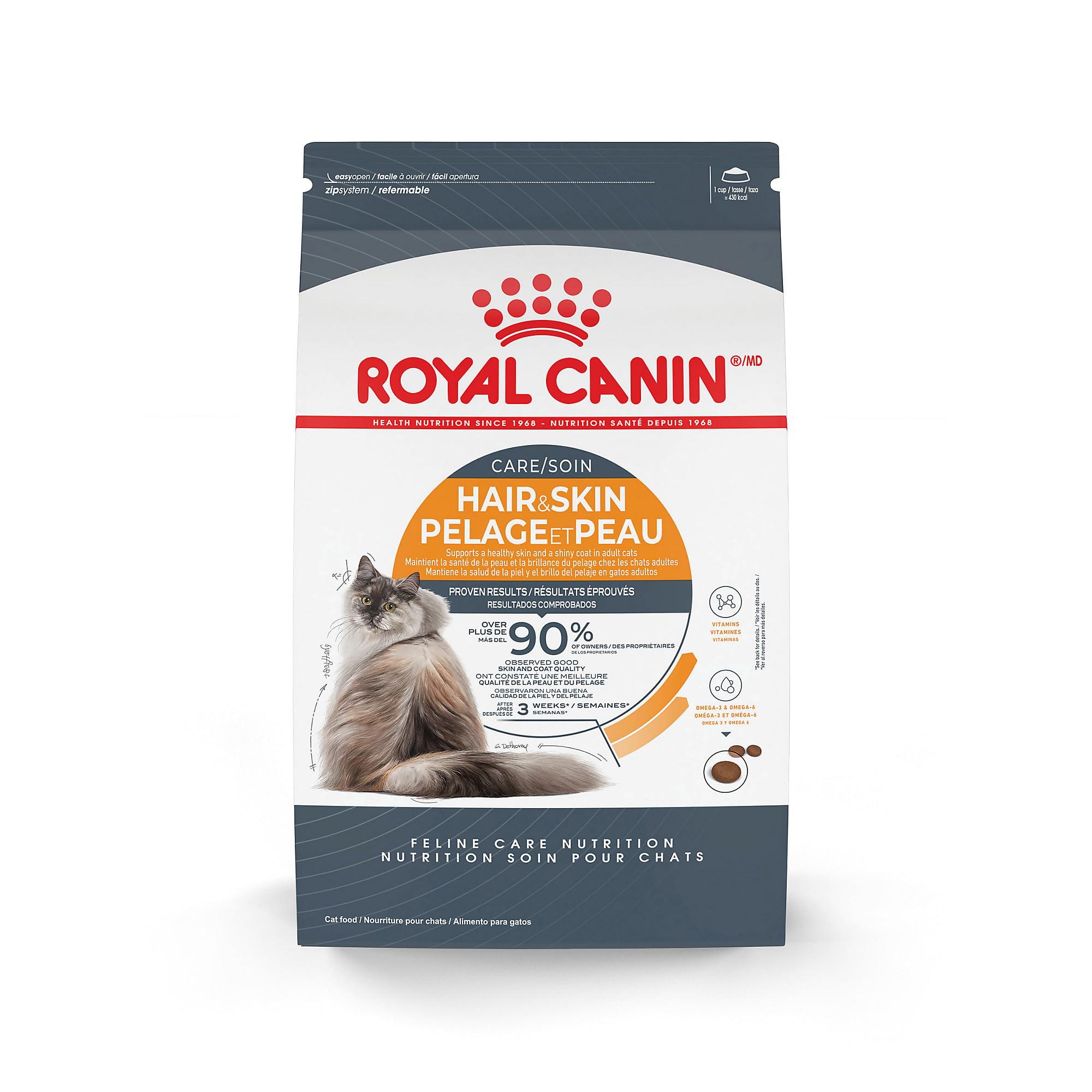 Comida Para Gatos Royal Canin Hair & Skin Care, 1,36 Kg, Para Piel Sensible - Venta Internacional.