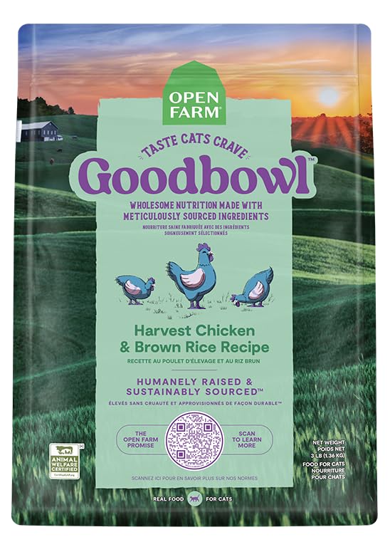 Foto 5 pulgar | Comida Seca Para Gatos Open Farm Goodbowl Harvest Chicken, 3,18 Kg - Venta Internacional.
