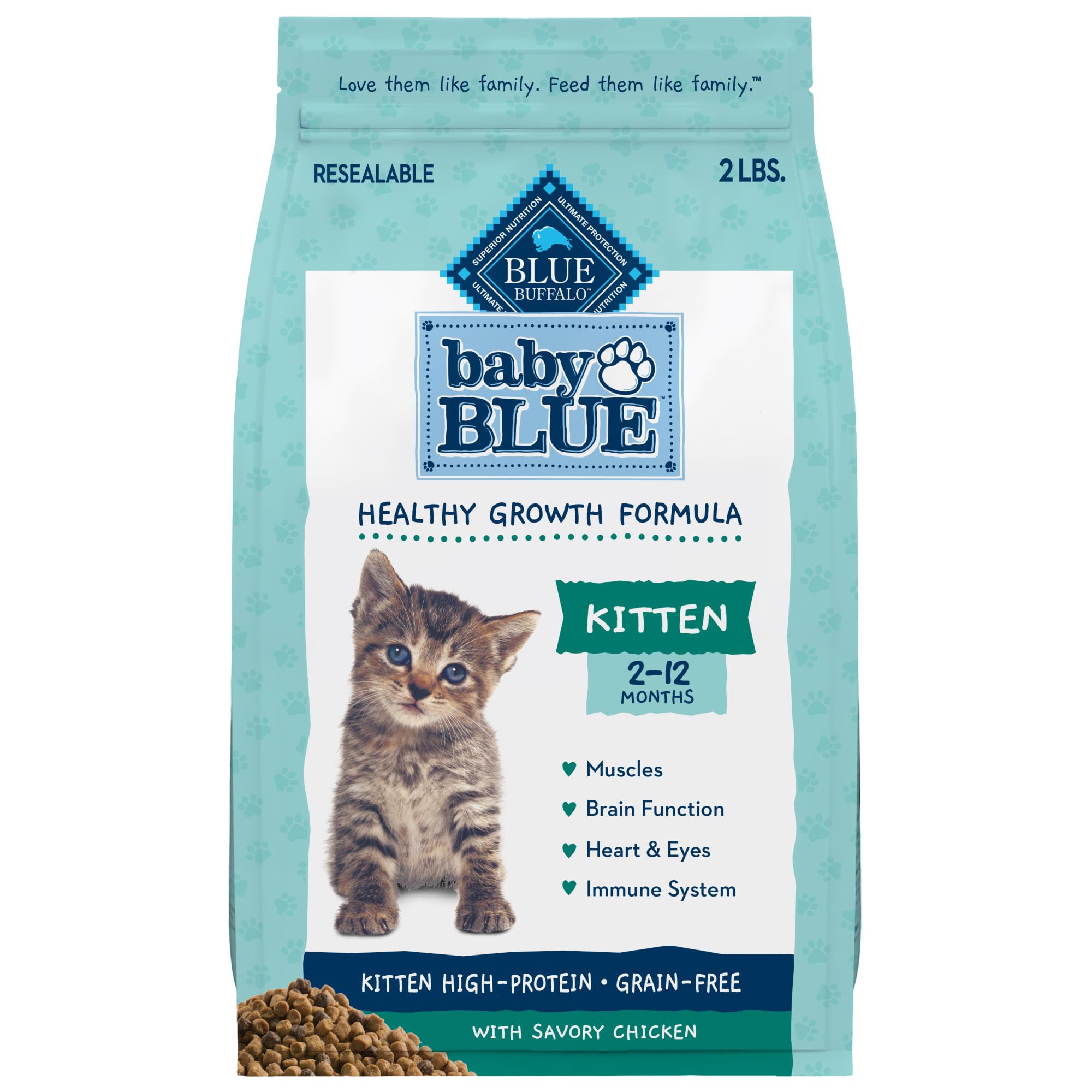Alimento Seco Para Gatos Blue Buffalo Baby Blue Natural Kitten 0,9 Kg - Venta Internacional.