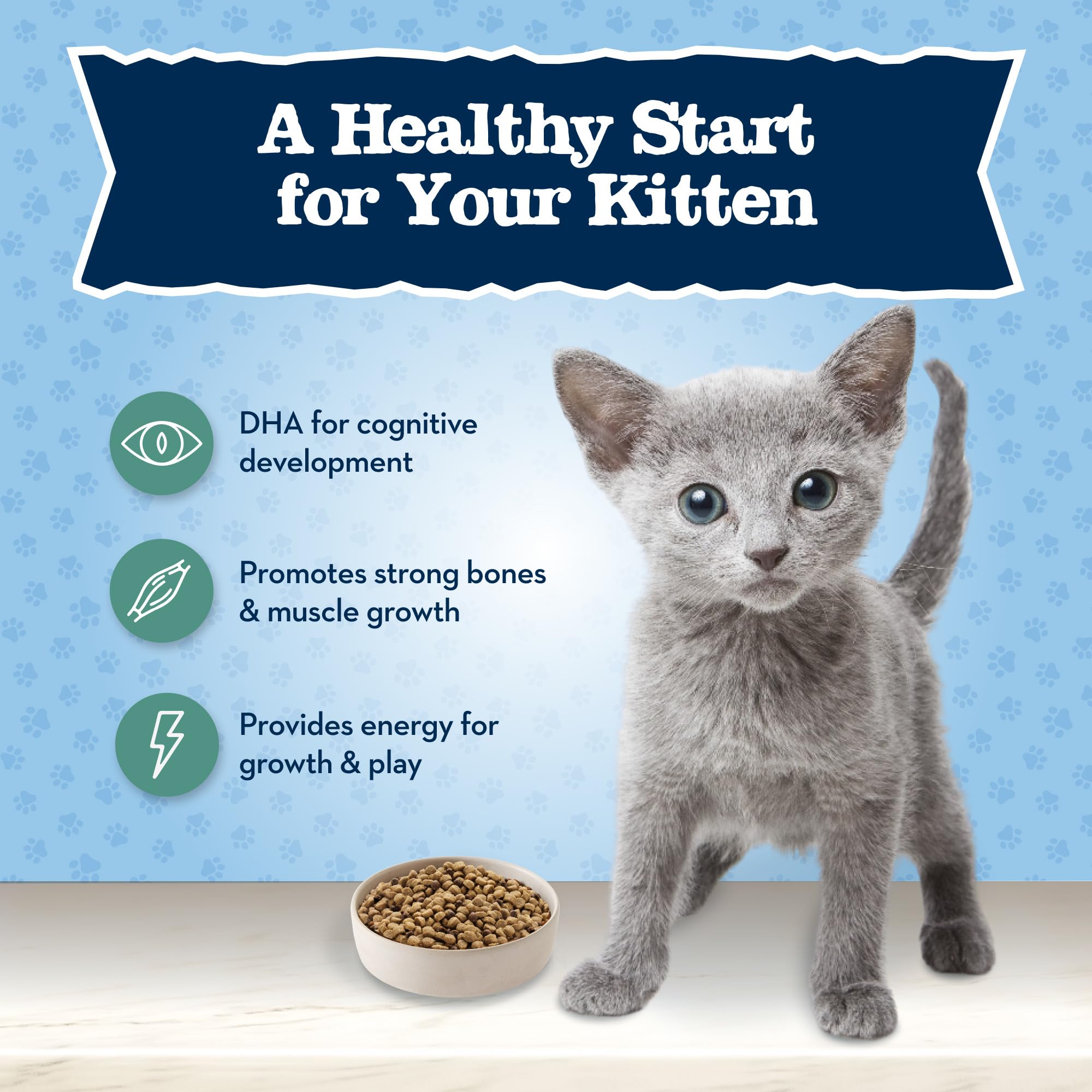 Foto 5 pulgar | Alimento Seco Para Gatos Blue Buffalo Baby Blue Natural Kitten 0,9 Kg - Venta Internacional.