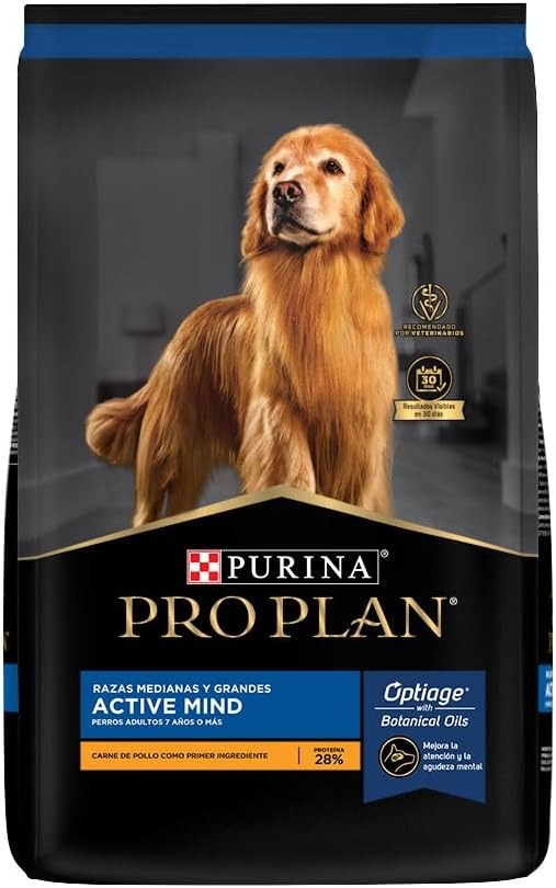 Foto 2 pulgar | Proplan Alimento Seco Active Mind Razas Medianas Y Grandes 17.5 Kg