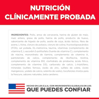 Foto 4 | Hill's Alimento Gato Adulto Piel Y Estómago Sensible 7kg