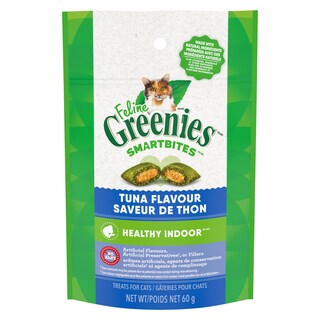 Foto 1 | Cat Treats Greenies Smartbites Healthy Indoor Atún 60 G - Venta Internacional.