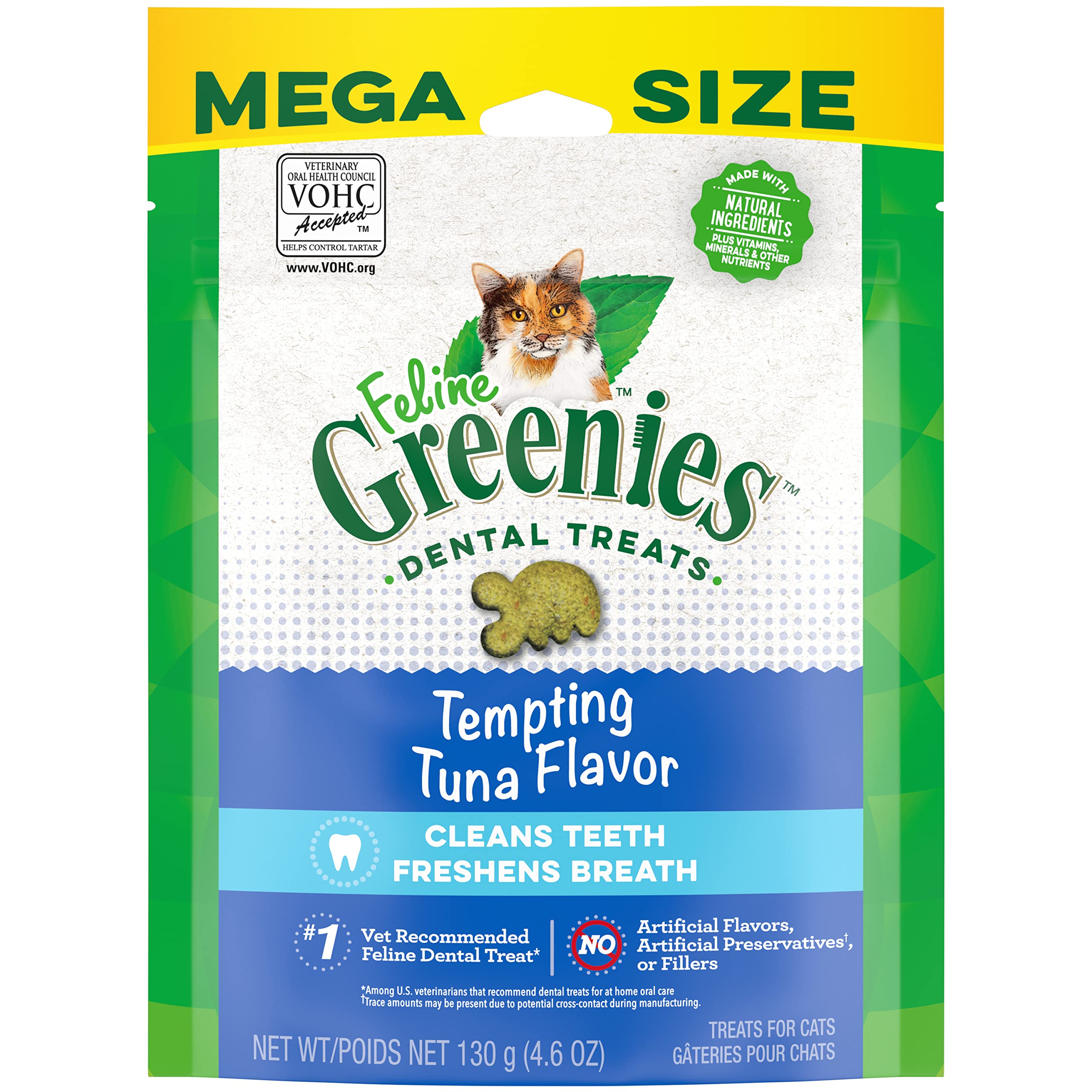 Foto 2 pulgar | Cat Treats Greenies Feline Adult Dental Care, Atún, 130 G - Venta Internacional.