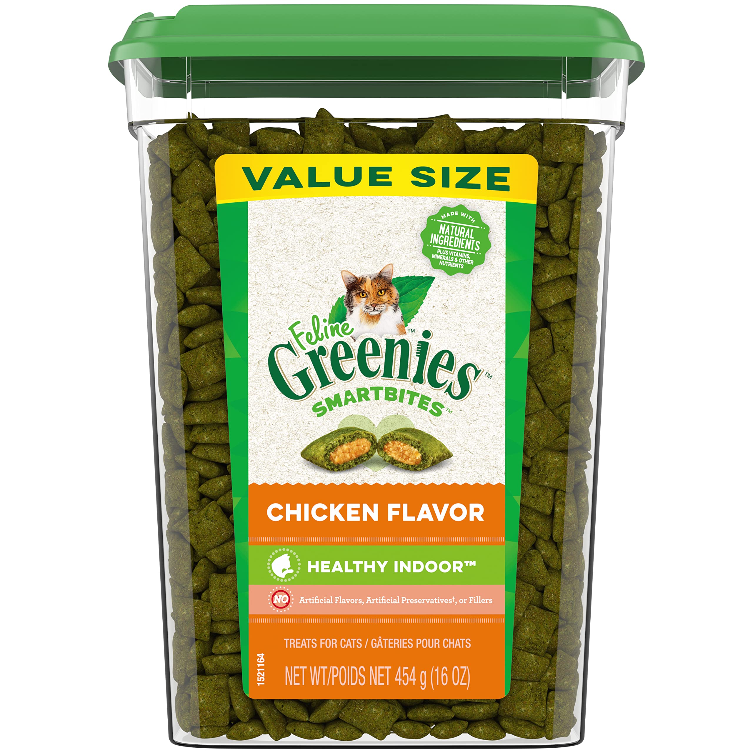 Foto 2 pulgar | Golosinas Para Gatos Greenies Feline Smartbites Healthy Indoor, 480 Ml - Venta Internacional.