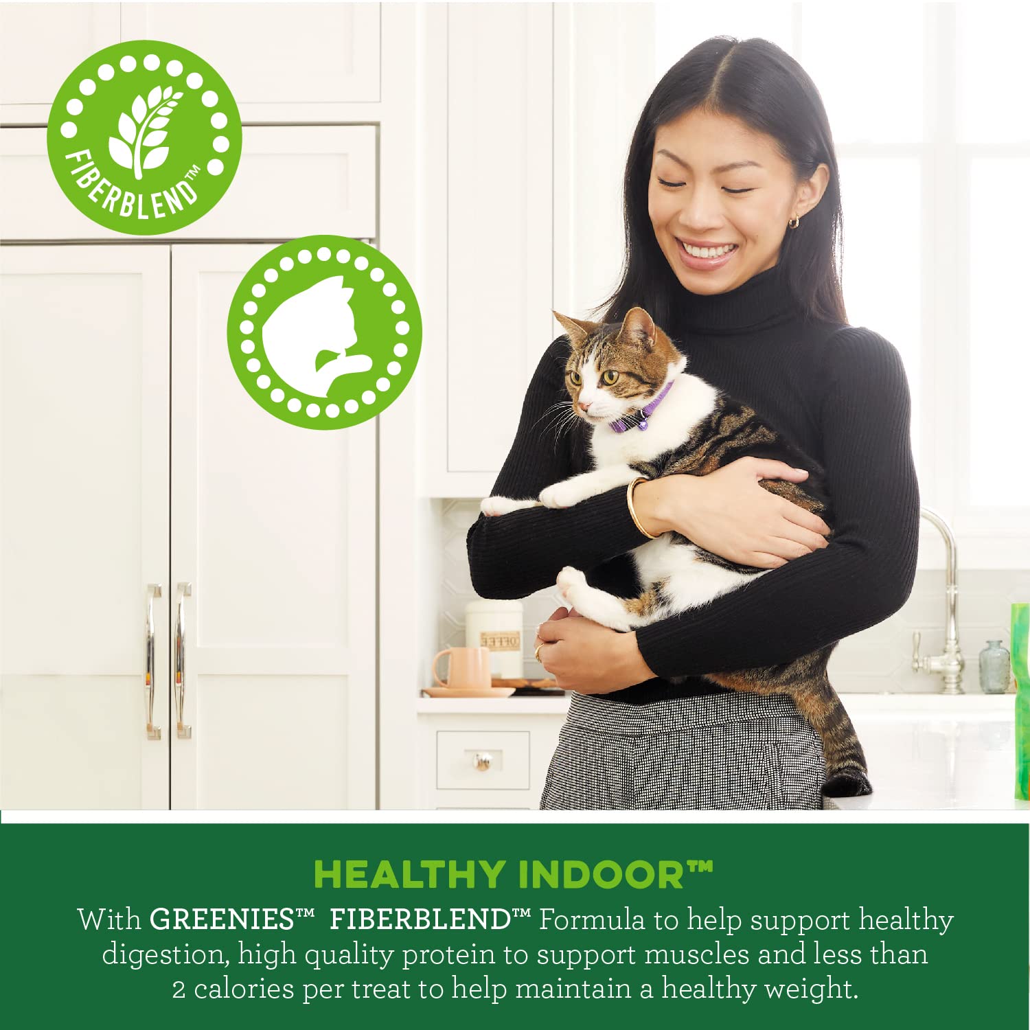 Foto 4 | Golosinas Para Gatos Greenies Feline Smartbites Healthy Indoor, 480 Ml - Venta Internacional.