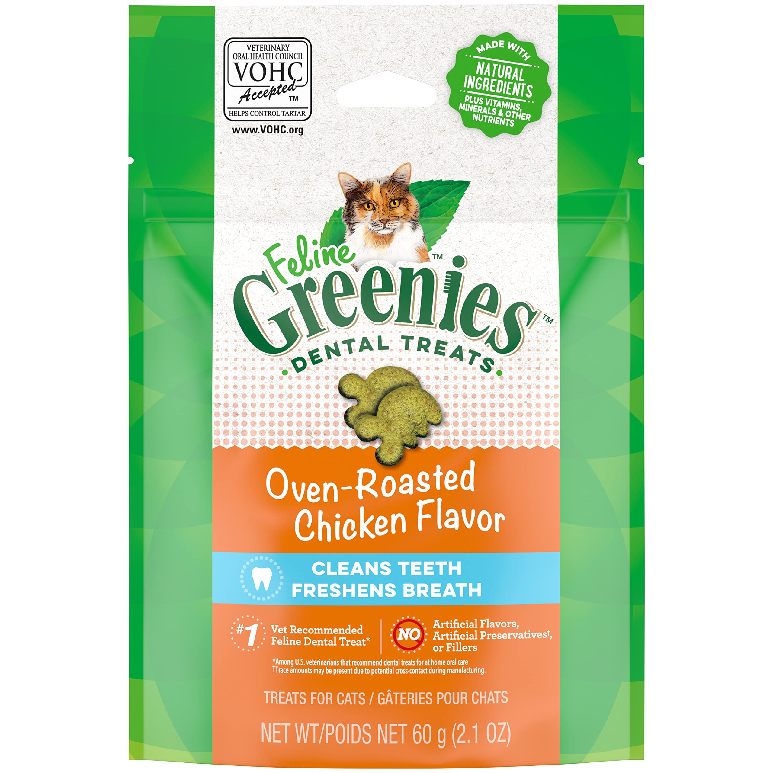 Foto 2 pulgar | Pollo Para El Cuidado Dental Para Adultos Cat Treats Greenies Feline, 60 G - Venta Internacional.