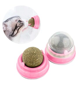 Foto 1 | Bola Giratoria De Catnip Slim Company Juguete Interactivo De Hierba Gatera Atrayente Para Mascotas Gatos Adhesivo Co