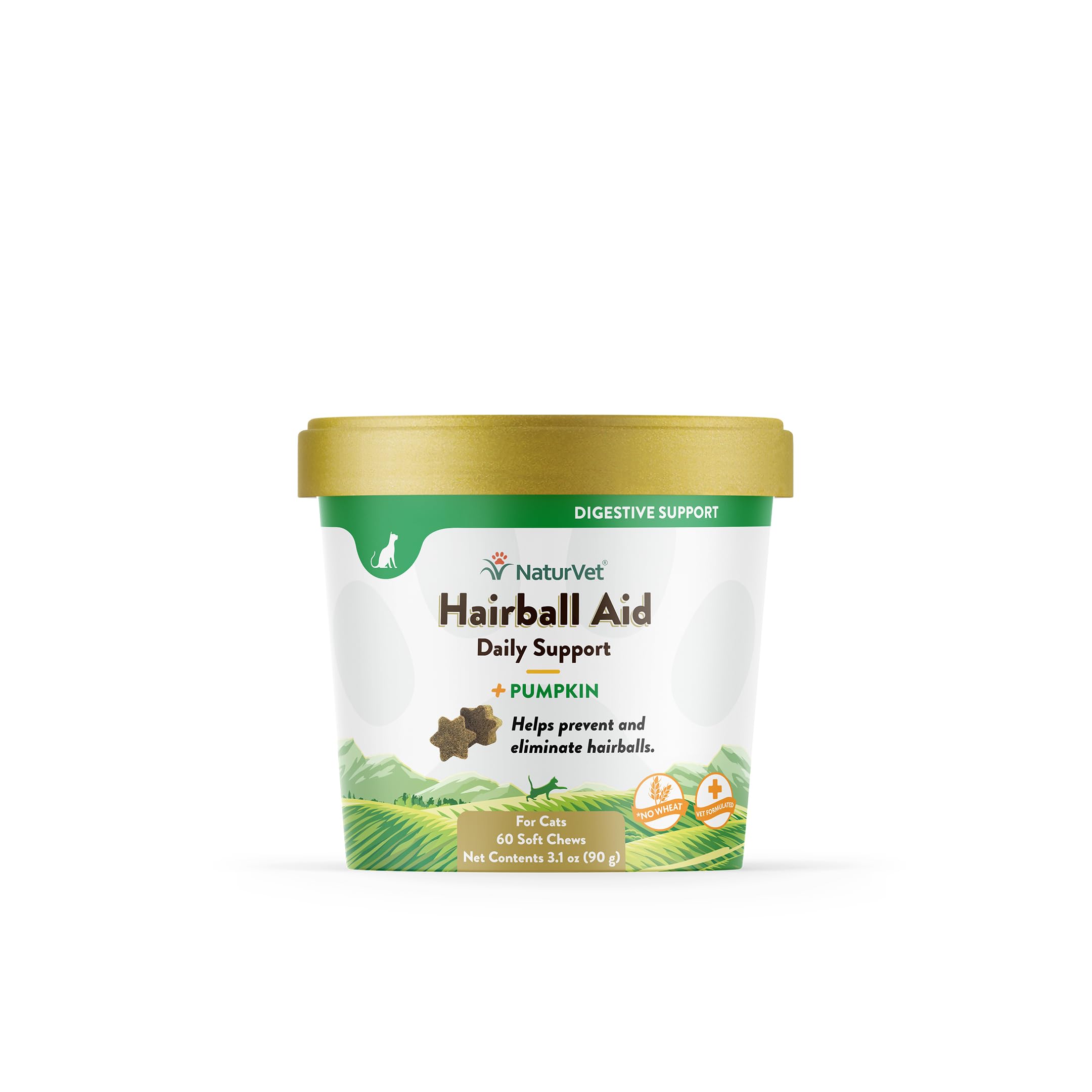 Foto 2 pulgar | Suplemento Naturvet Hairball Aid Para Gatos Con Calabaza, 60 Masticables Blandos - Venta Internacional.
